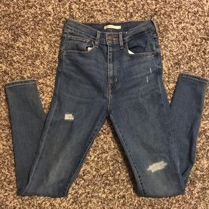 Levi’s mile high skinny jeans